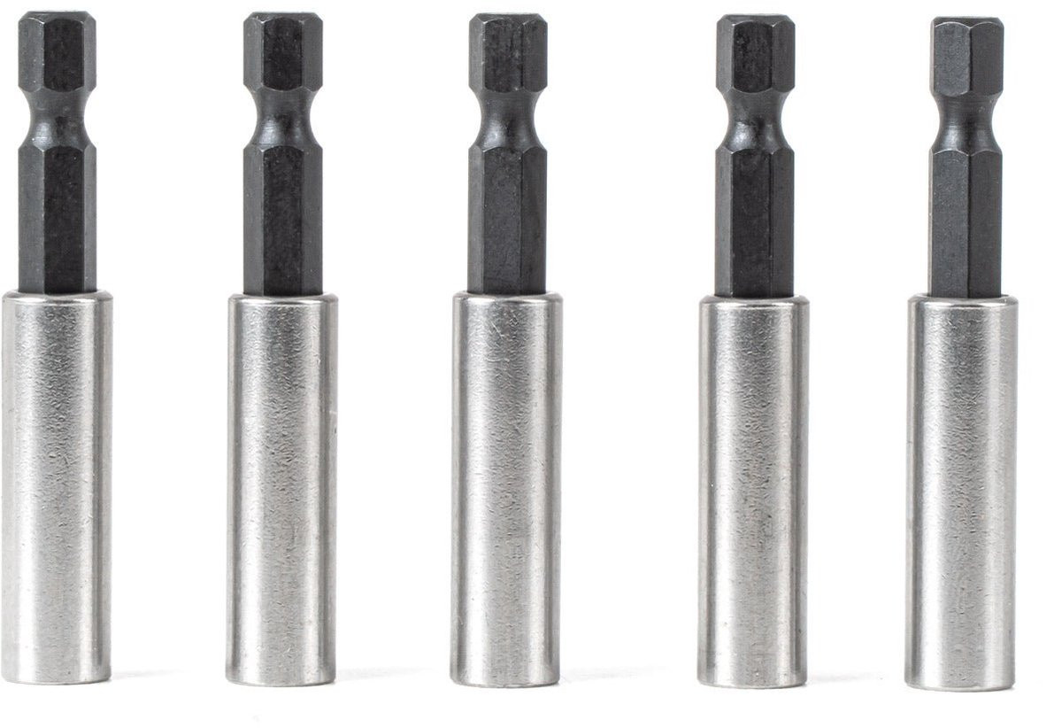 AMiO Magnetische Bithouders Set 5-delig - HEX 1-4 inch Staal