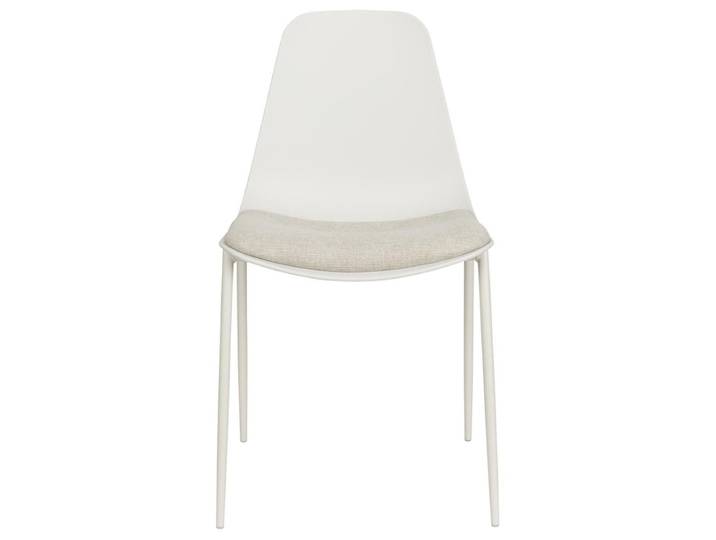 Esszimmerstuhl Jeffrey 4er-Set – aus Polypropylen-Kunststoff - Weiß - Luxusbetten24