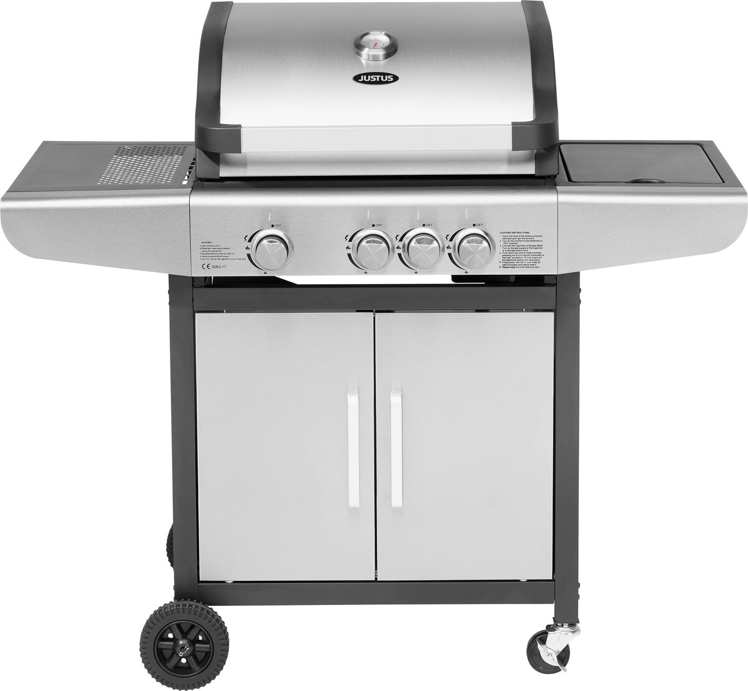 Justus Ares 3 SU, 11500 W, Grill, Gas, 4 Zone(n), 3000 W, 2500 W