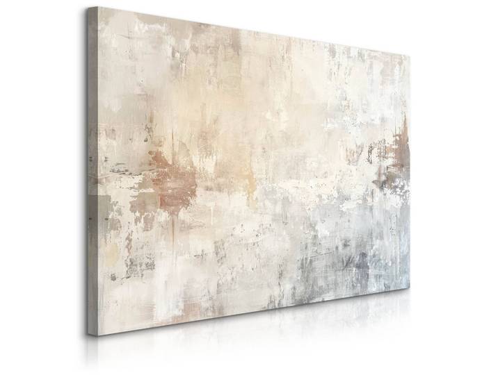 LEINWANDBILD Abstraktion Beton Optik Moderne Muster 90/60cm