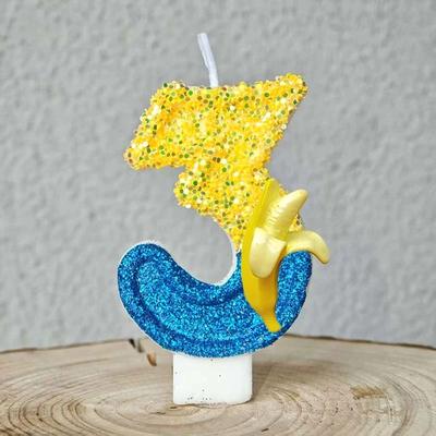 Uplift Picks Cute Banana Number Birthday Candle For Fun Kids Cake Celebrations Decor c (3)