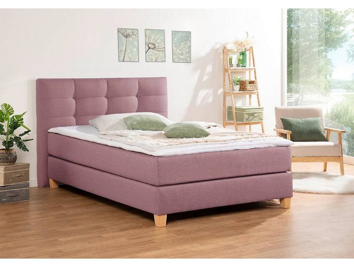 Home affaire Boxspringbett Moulay, inkl. Topper, in 3 Härtegraden, TFK auch in Härtegrad 4