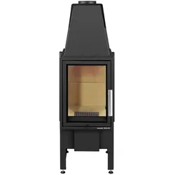 HAAS+SOHN  Kamineinsatz  ESPRIT-IV  185.16  schwarz  Sichtfenster  flach  (7  kW)