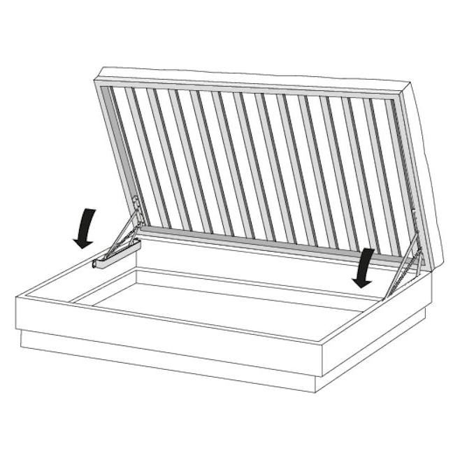 Hettich Springaufbeschlag Bettkastenrad (1 Stk.) (913273800)