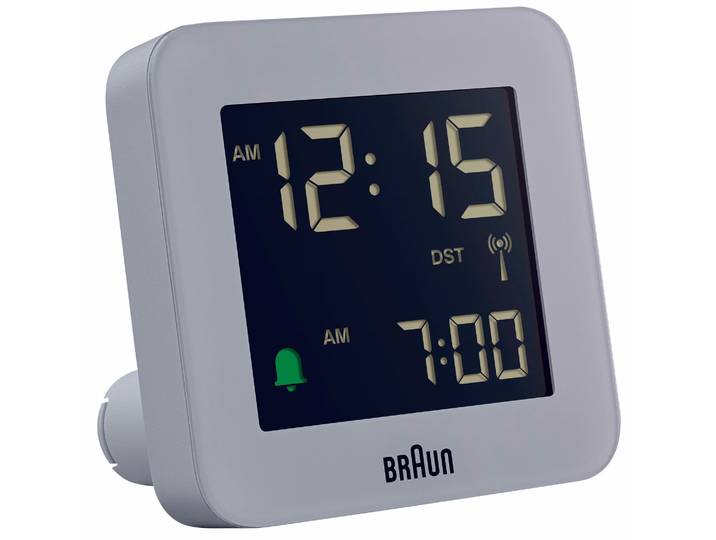 Braun BC09-DCF Grey - Wecker, Funk Wecker – Wecker digital – grau