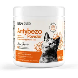 Lab-v Antybezo Powder – Unterstützung bei der Beseitigung von Haarballen und der Verdauung bei Katzen 150g
