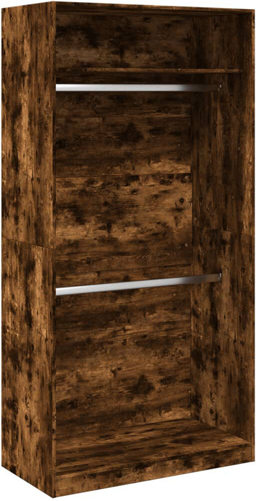 Latitude Run Artressia Manufactured Wood Wardrobe Smoked Oak 100 x 50 x 200 cm
