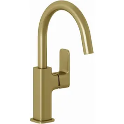 Kludi RENON Waschtischarmatur 42028N075 ohne Ablaufgarnitur, seitliche Betätigung Brushed Gold