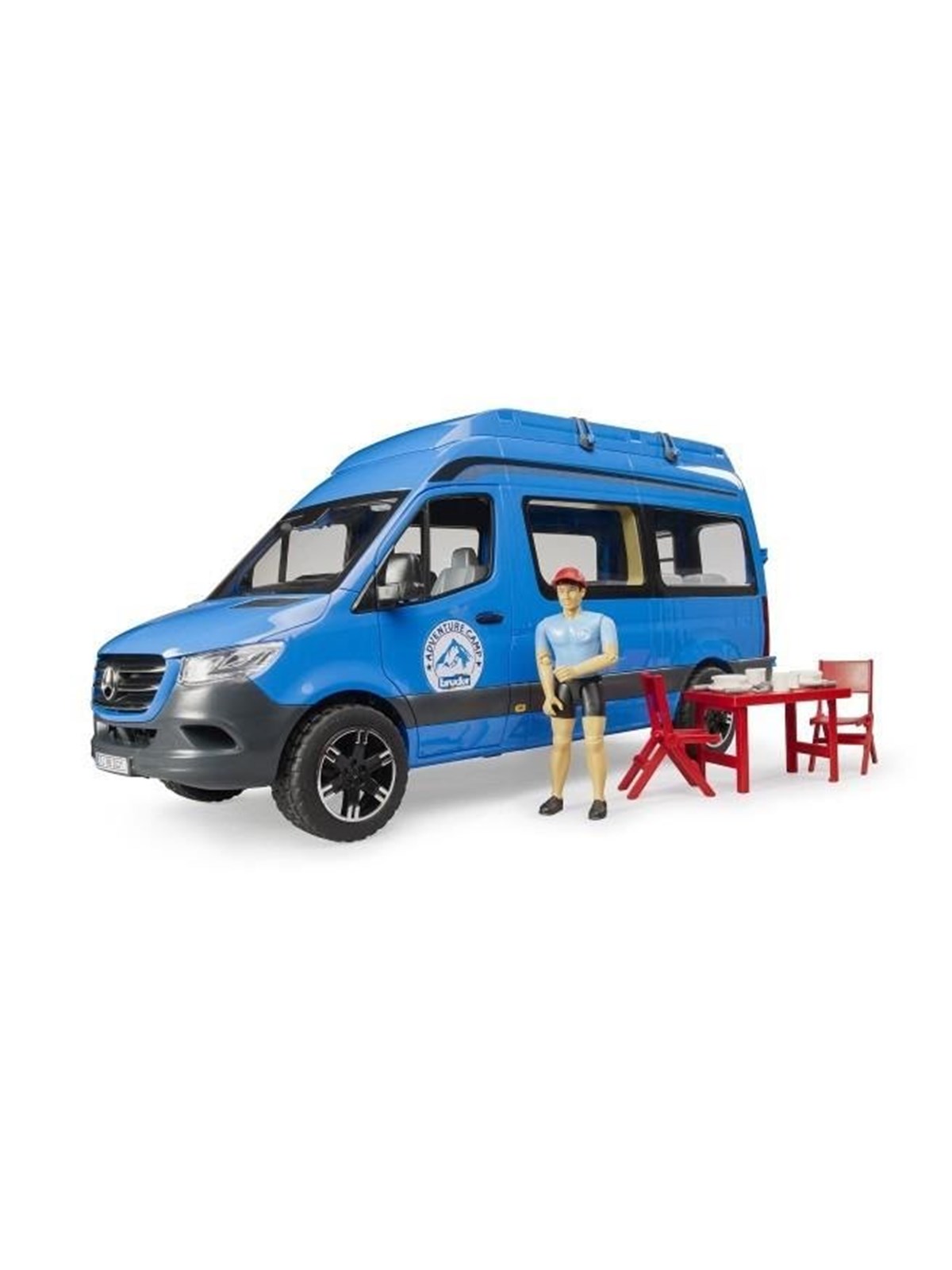 Bruder MB Sprinter Camper with driver and accessory