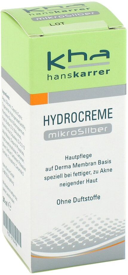 hanskarrer Hans Karrer Hydrocreme Mikrosilber
