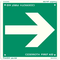 Cederroth, Sicherheitskennzeichnung, Schild Richtungspfeil