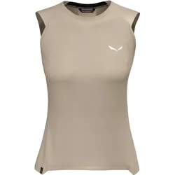 Salewa, Damen, Funktionsshirt, Puez Merino Hybrid Tanktop Damen (M), Beige, M