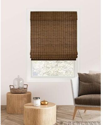 Chicology Light Filtering Cordless Natural Woven Bamboo Window Shade