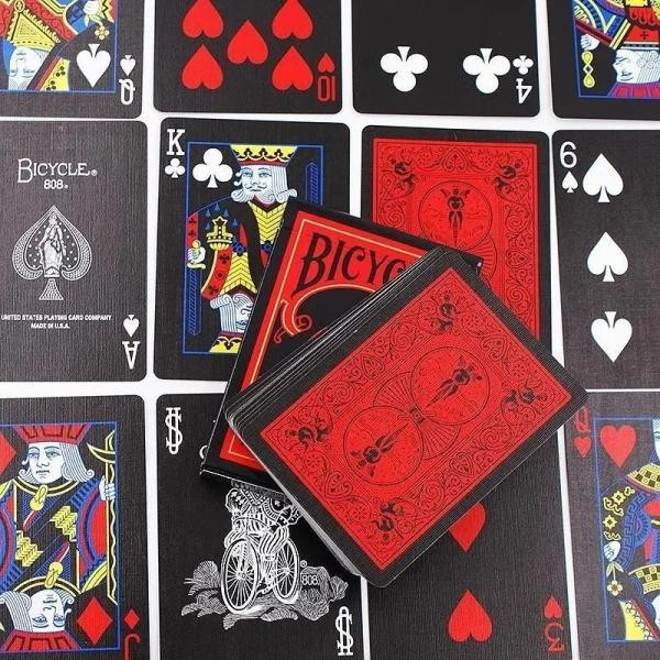 Bicycle Quint Karty Reverse Red & Black speelkaarten