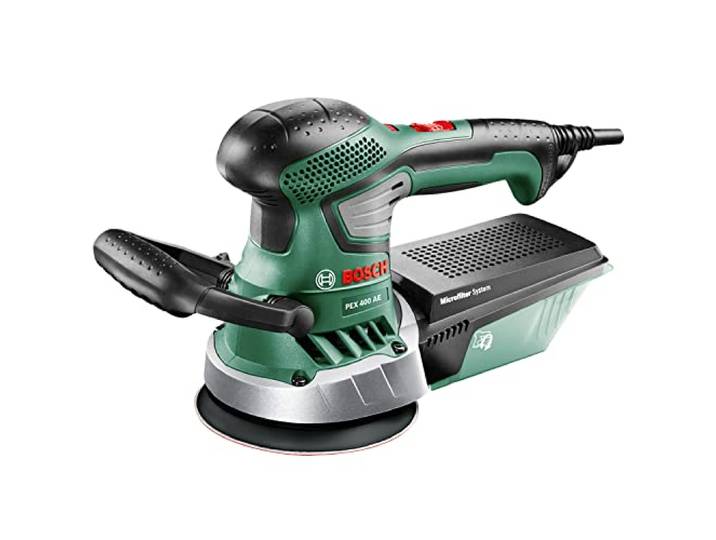 Bosch Exzenterschleifer PEX 400 AE (370 Watt, im Koffer)