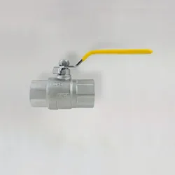 Gaskugelhahn 3/4" i/i DVGW Stahlgriff mit Überzug gelb