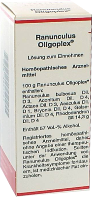 Viatris Healthcare GmbH RANUNCULUS OLIGOPLEX Liquidum 50 ml 04451751