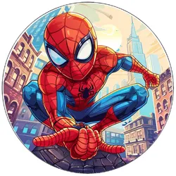 Essbares Papier „Spider-Man“, 19,5 cm