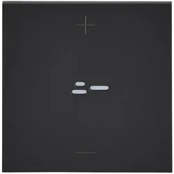 Legrand 864340A NILOE STEP Abdeckung für 3-Leiter-Dimmer (mit N-Leiter), Farbe: Schwarz