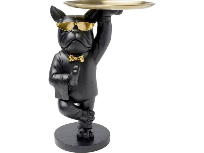 Table d'appoint majordome bouledogue noir Kare Design
