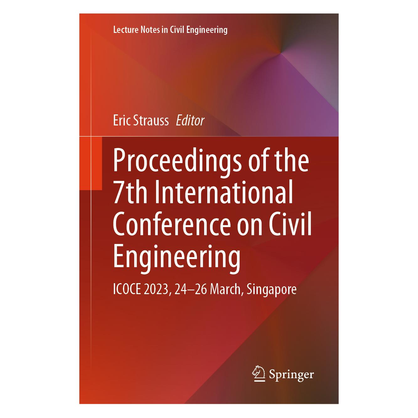 Springer Proceedings of the 7th International Conference on Civil Engineering (Englisch, Hardcover, Eric Strauss) (67714535)