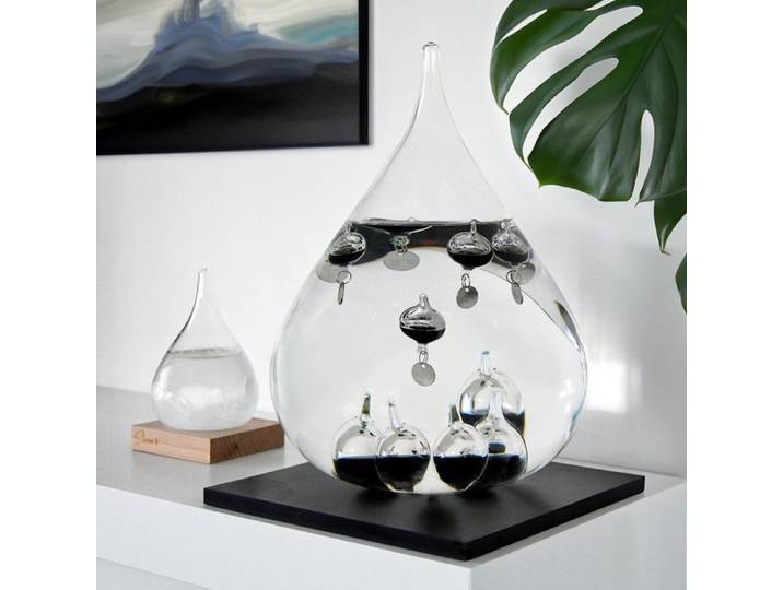 MikaMax Galileo Thermometer - Uniek Design - Temperatuurmeter - Barometer - Wetenschap - Bureau Decoratie
