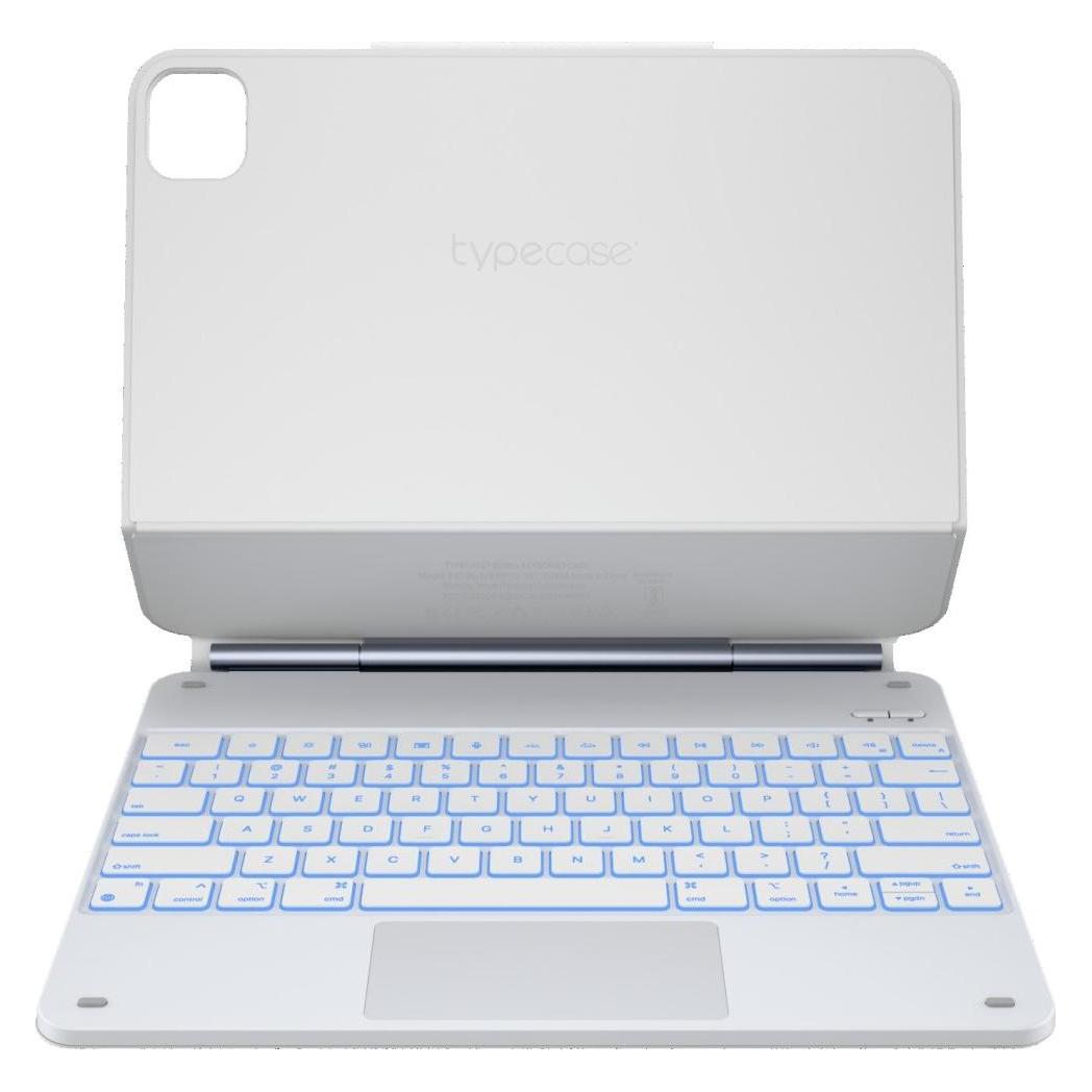 Typecase Case Edge z klawiaturą for iPad Air 13" 2024/2025 white (Apple iPad Air 13 2024, Apple iPad Air 13 2025) (Typ000033)