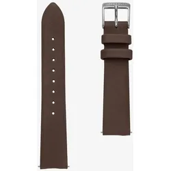STERNGLAS - STRAP - klassik dunkelbraun - silber / 16 MM