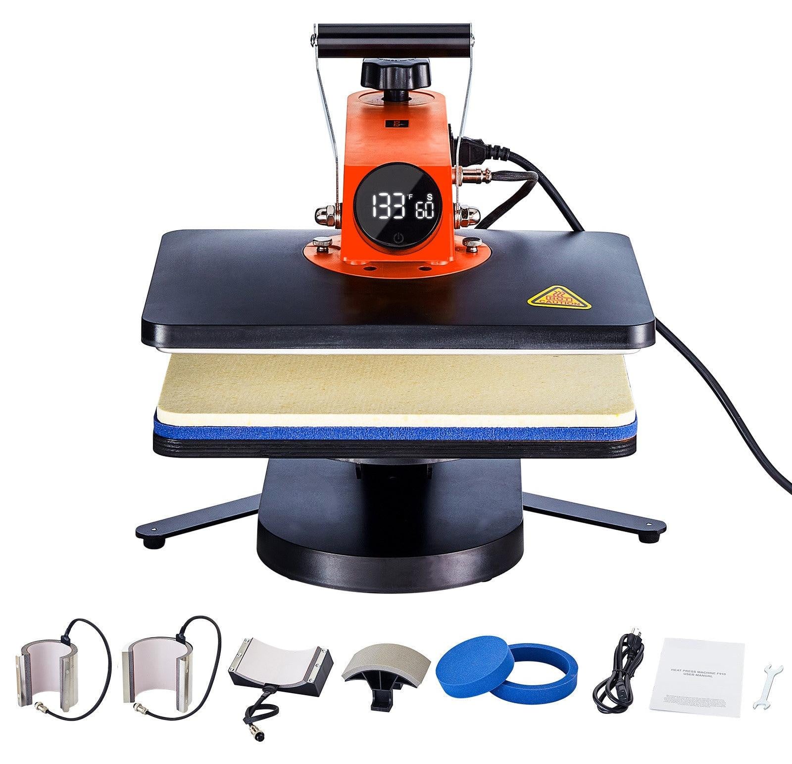 Selius 5-in-1 Multifunctionele Warmtepers voor T-shirts en Transfers