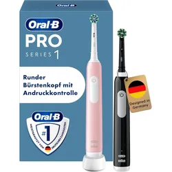 ORAL-B Zahnbürste+2.Handstück Pro 1 Black/Pink