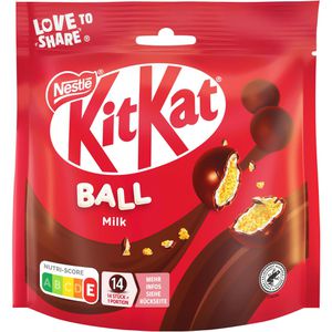 Nestle Schokobonbons KitKat Ball Milk, Milchschokolade, 130 g