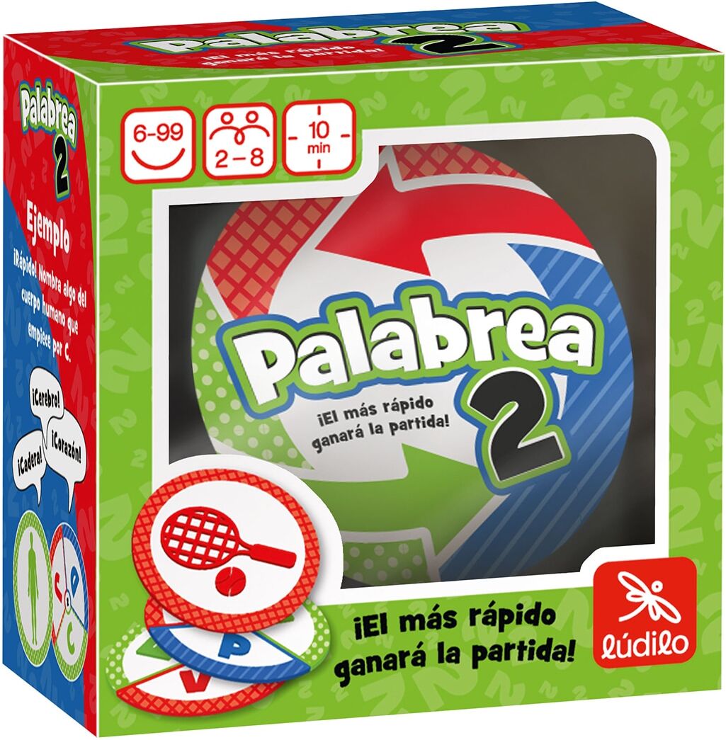 Lúdilo Juego de cartas Palabrea 2 .