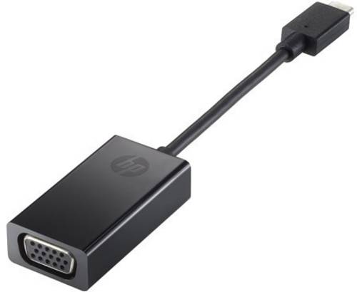 HP P7Z54AA#ABB USB-C / VGA Adapter [1x USB-C Stecker - 1x VGA-Buchse] Schwarz
