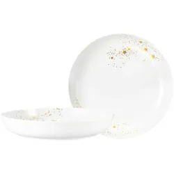 Seltmann Weiden Liberty Golden Stars Foodbowl ø 28,2 cm 2er Set