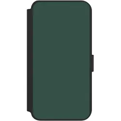 Nivocase Klapphülle für Samsung Galaxy S23+ Handyhülle aus Kunst Leder NIVOflip schwarz Farbe Tannenbaum (Samsung Galaxy S23+), Smartphone Hülle, Schwarz