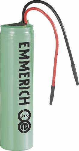 Emmerich ICR-18650NQ-SP Spezial-Akku 18650 Kabel Li-Ion 3.7V 2600 mAh 1St.