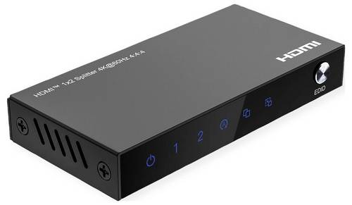 Value 14.99.3583 1+2 Port HDMI-Splitter Schwarz