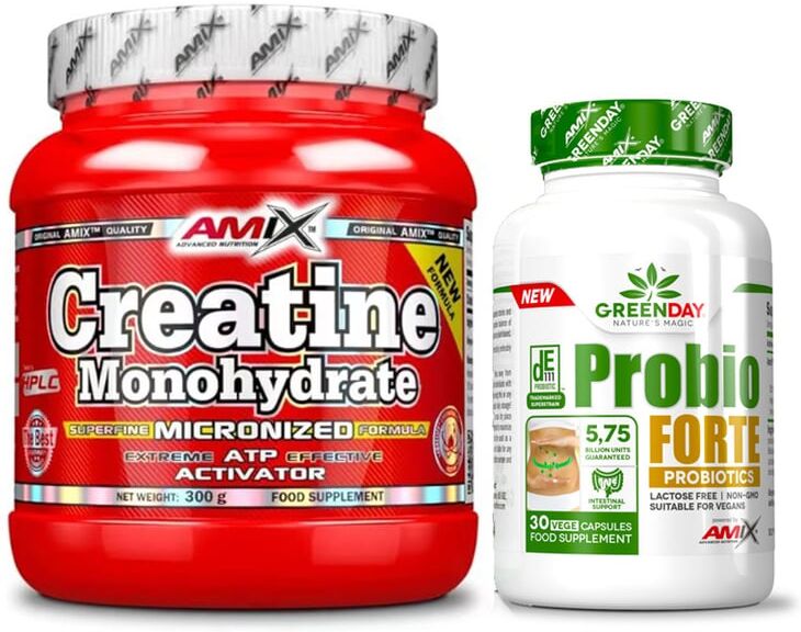 Amix Nutrition Pack Presente Creatine Monohydrate 300g + Probio Forte 30 Caps 1 un