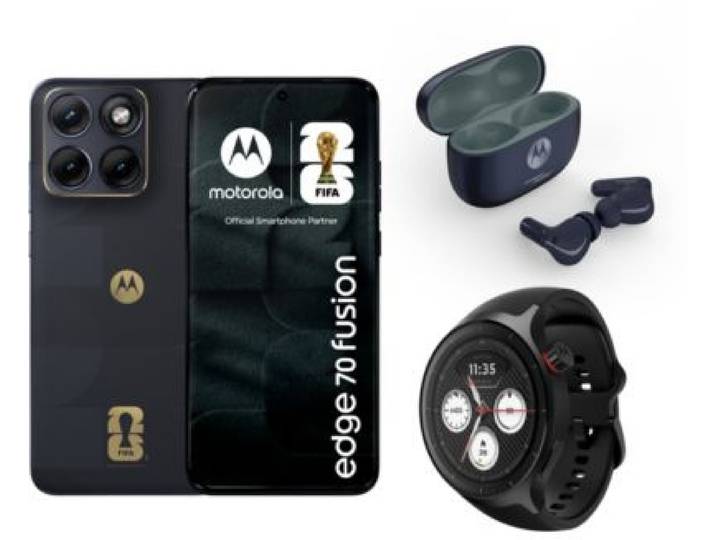 Motorola - Smartphone Pack Edge 70 Fusion256gofifa+Buds2+Watch