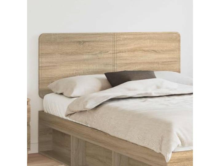 RJPLMFV Kopfteil Sonoma-Eiche aus Holz Minimalistisches Design, feine Verarbeitung, einfache Pflege, einfache Montage zu zweit