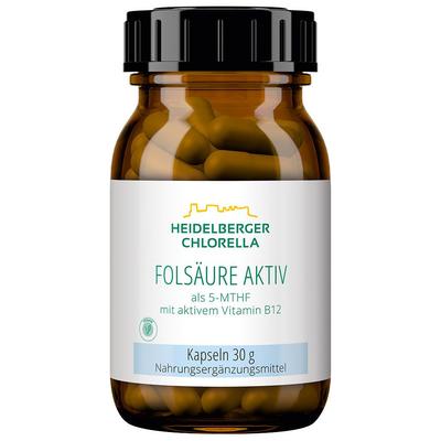 Folsäure Aktiv plus Vitamin B12 aktiv Kapseln 60 St