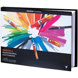 Feuerstein, Heft + Block, Professional Sketchbook (A4, Blanko, Harter Einband)