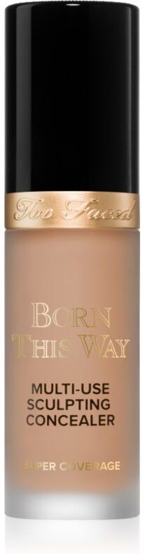 Too Faced Born This Way Super Coverage Multi-Use Concealer correcteur longue tenue haute couvrance teinte Taffy 13.5 ml