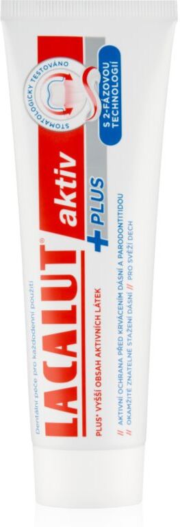 Lacalut Aktiv Plus dentifrice contre la parodontite 75 ml