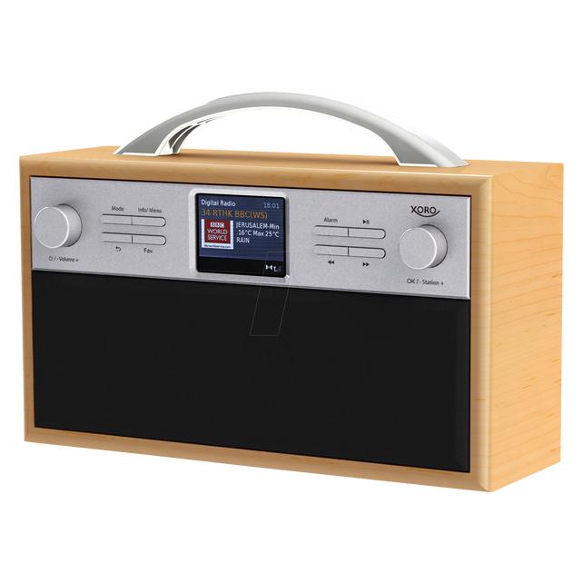 Xoro DAB 250 IR (DAB+, FM, Internetradio, Bluetooth, WLAN) (XOR400900)