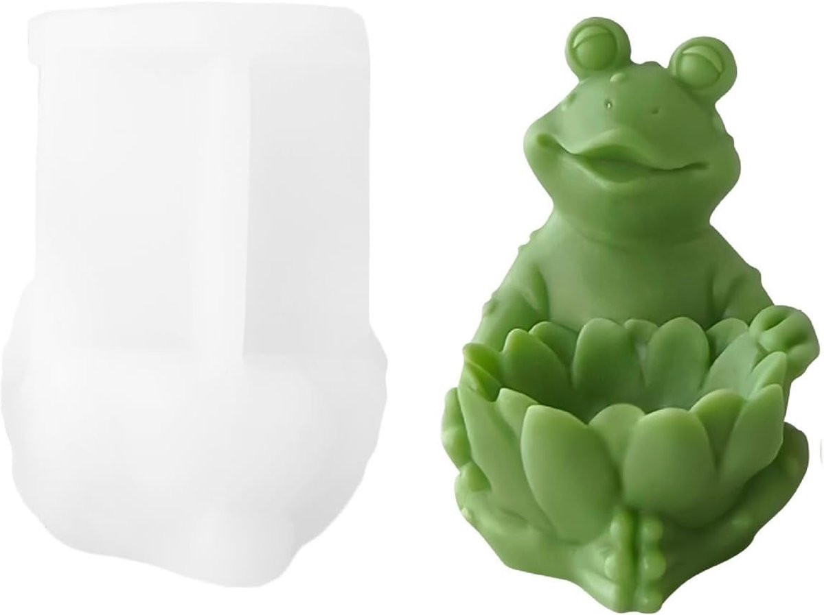 Grijs Siliconen Gietvorm voor Kandelaar en Theelichthouder - DIY Decoratie Maken