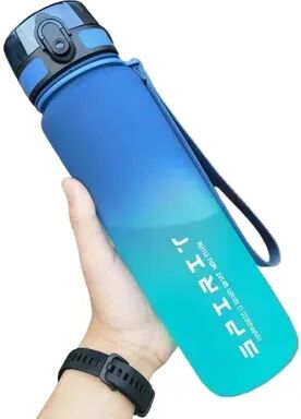 Quick Pick Pro HydraGo Leakproof Sports Water Bottle For Gym Travel & Outdoor Fitness blue Green 500ml