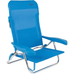 Crespo AL/221-M Beach Chair Strandstuhl hellblau