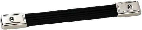 Adam Hall Hardware 3424 Riemengriff Kunststoff Endkappen Vernickelt