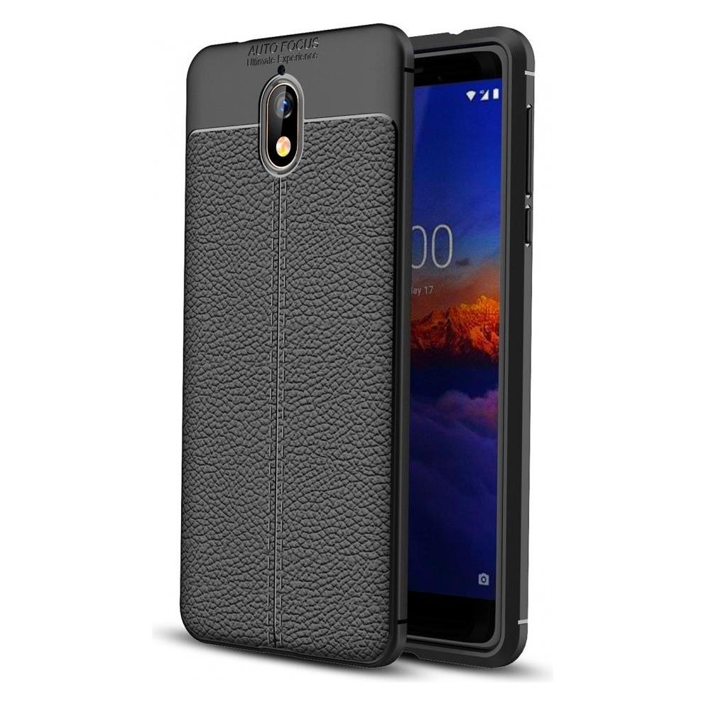 Screenguard Nokia 3.1 Hülle Leather Design TPU Cover (Nokia 3.1) (00024638)